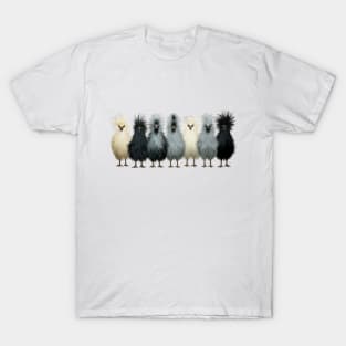 Fluffy Chickens Bad Hair Day T-Shirt